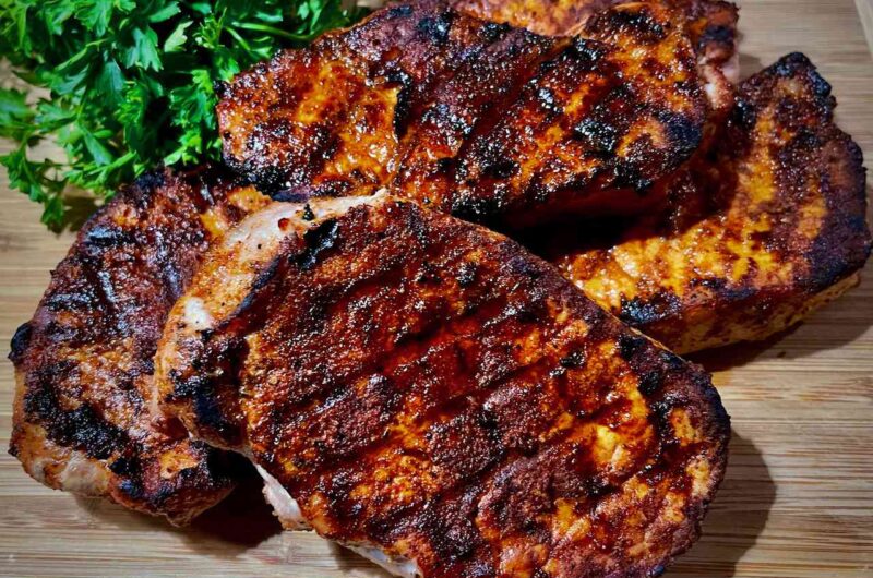 BBQ Pork Chops with Sweet and Smoky Sauce
