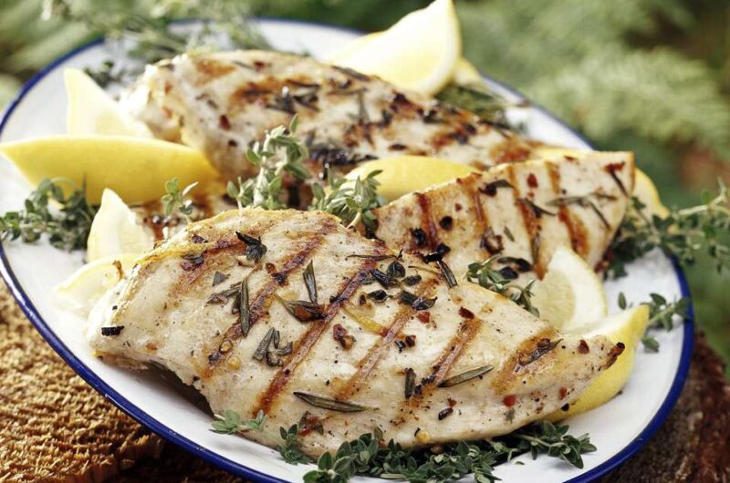 Grilled Lemon Herb Chicken Breasts