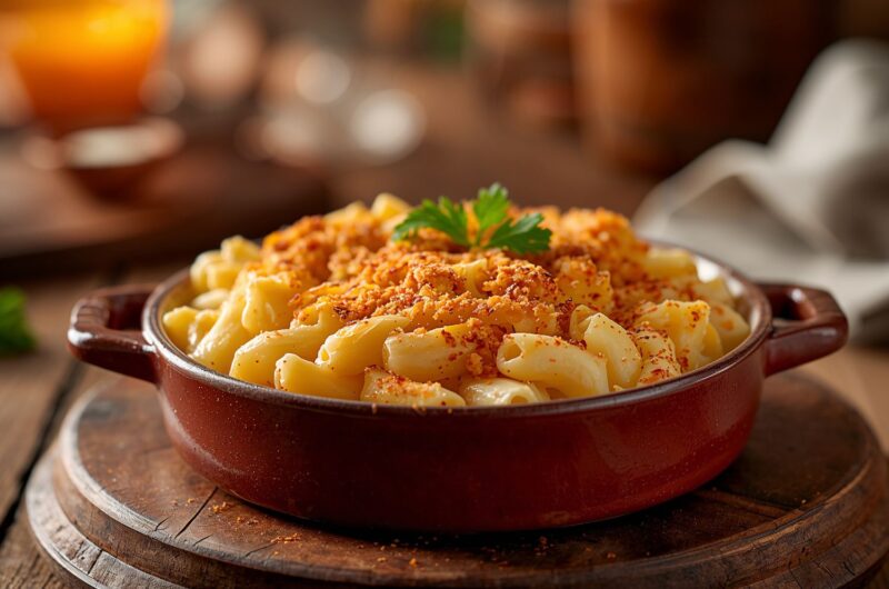 Baked Mac and Cheese with Crispy Topping