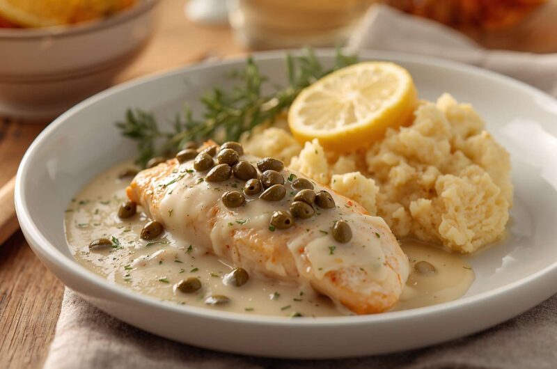 Creamy Lemon Chicken Piccata with Capers