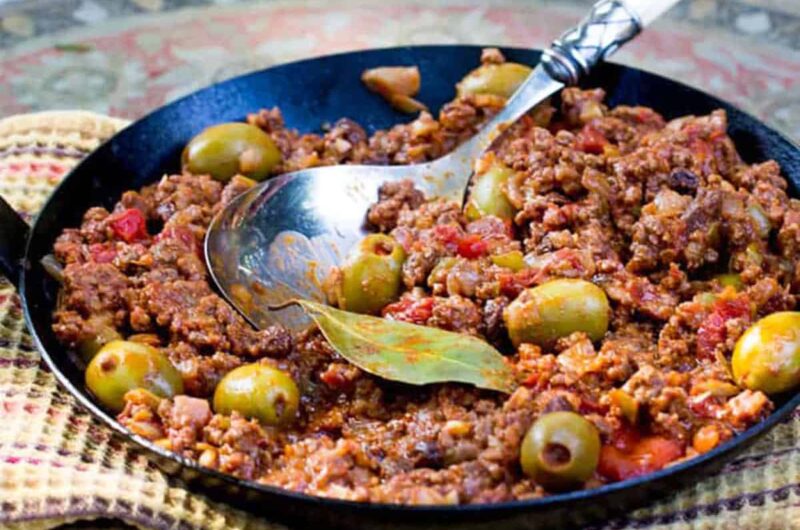 Cuban Picadillo with Ground Beef
