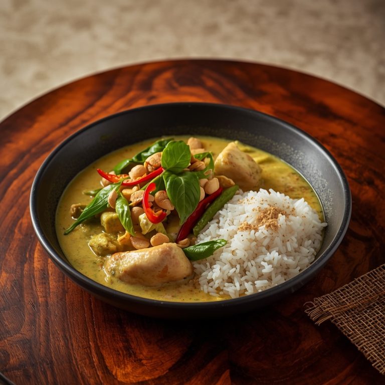 Thai Green Curry Chicken with Jasmine Rice