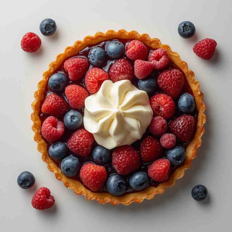 Fresh Berry Tart with Vanilla Pastry Cream