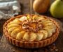 Pear and Almond Tart with Honey Drizzle
