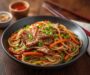 Pork and Vegetable Lo Mein Noodles