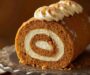 Pumpkin Roll Cake with Cream Cheese Filling