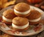 Pumpkin Whoopie Pies with Cream Filling