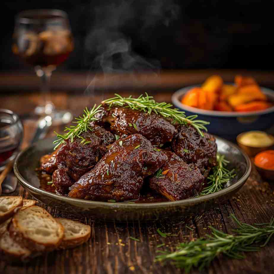 Slow Cooker Balsamic Beef Short Ribs