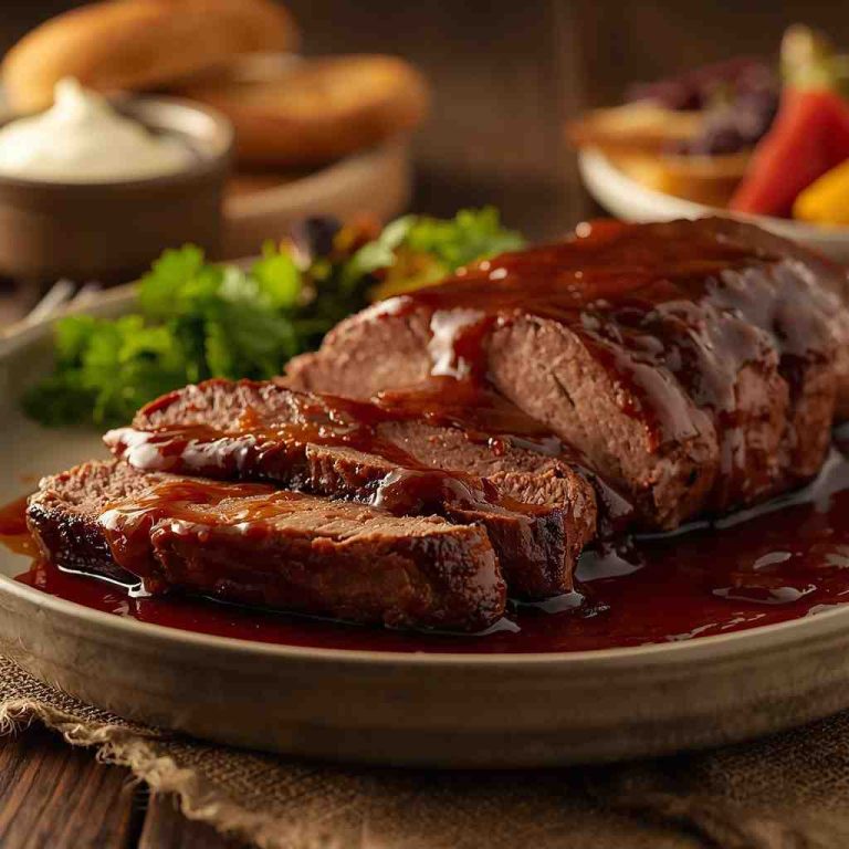 Slow Cooker Beef Brisket with BBQ Sauce