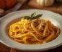 Spaghetti with Pumpkin Alfredo Sauce