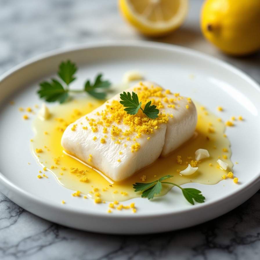 Buttered Cod Recipes Baked Garlic Butter Cod with Lemon Zest