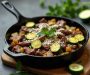 Beef and Zucchini Skillet with Parmesan