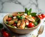 Chicken Panzanella Salad with Tomatoes