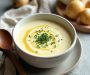 Creamy Garlic Potato and Leek Soup