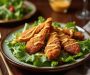 Crispy Chicken Salad with Honey Mustard