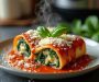Crockpot Spinach Lasagna Rolls