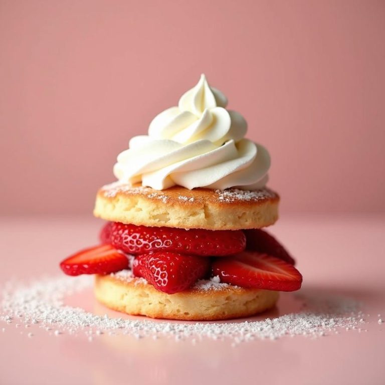 Fresh Strawberry Shortcake with Whipped Cream