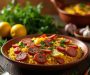 Pork and Chorizo Paella with Saffron Rice