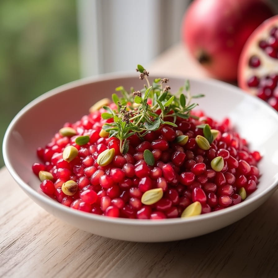 red-rice-salad-with-pomegranate-and-pistachios