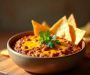 Refried Bean Dip with Cheese