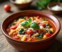 Rustic Minestrone Soup with Pasta