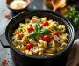 Slow Cooker Creamy Chicken Pesto Pasta