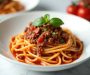 Spaghetti with Ground Beef Bolognese Sauce