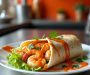 Spicy Buffalo Shrimp Wraps