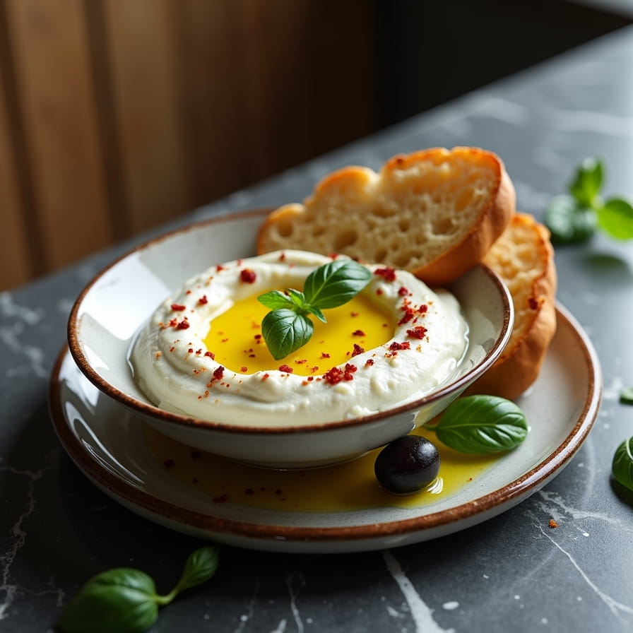 Whipped Ricotta Dip with Olive Oil