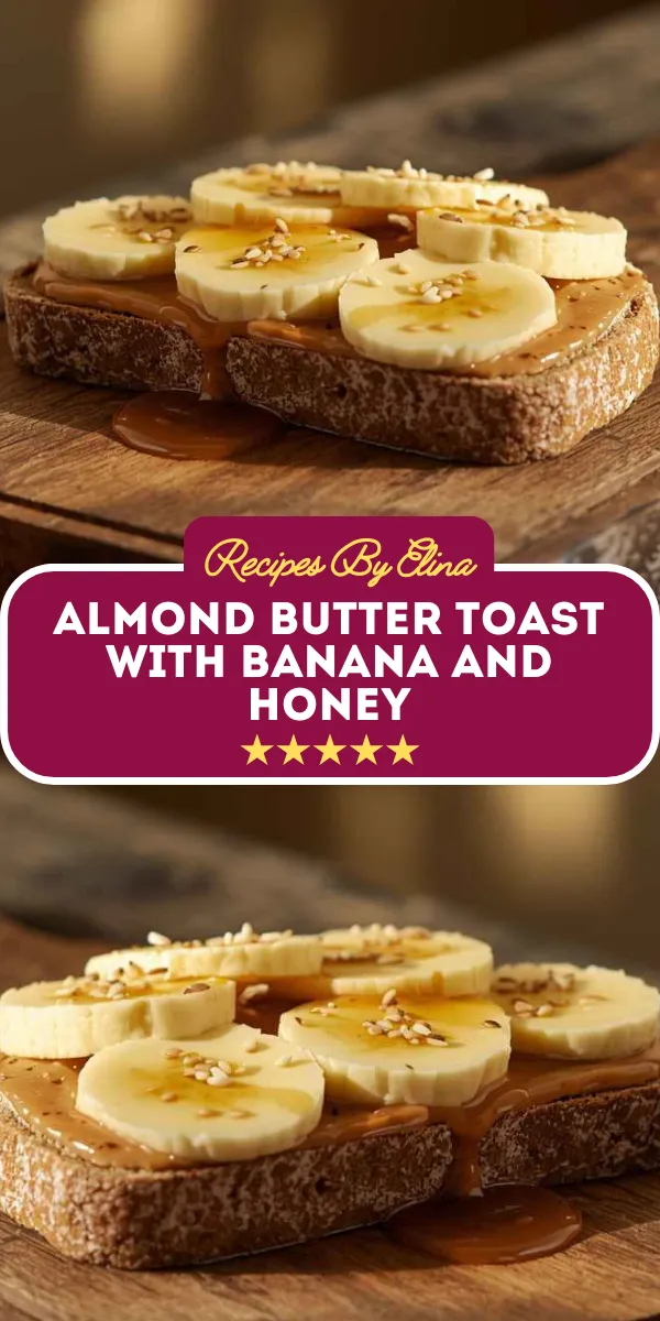 Almond Butter Toast with Banana and Honey