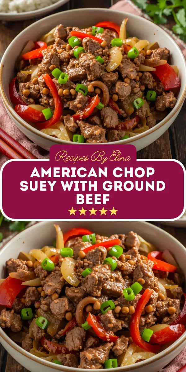 American Chop Suey with Ground Beef