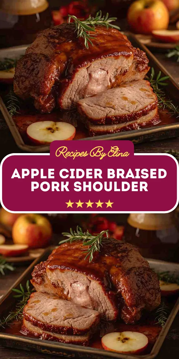 Apple Cider Braised Pork Shoulder