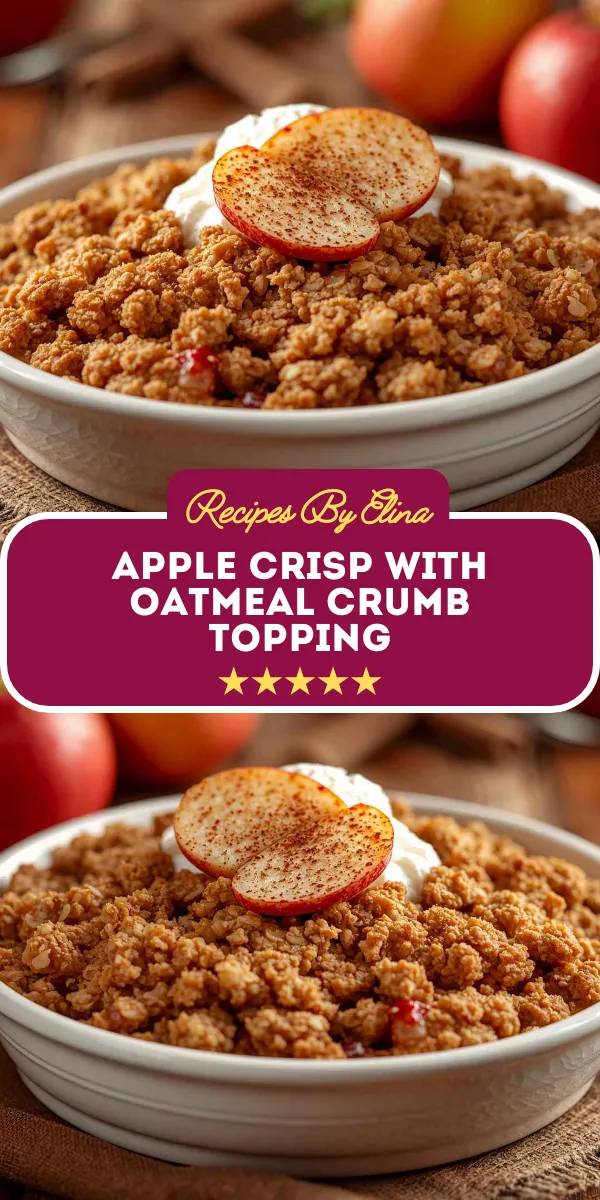 Apple Crisp with Oatmeal Crumb Topping