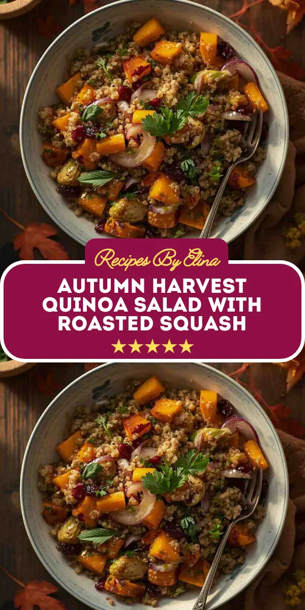 Autumn Harvest Quinoa Salad with Roasted Squash