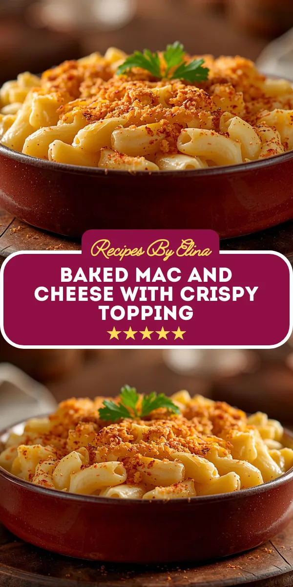 Baked Mac and Cheese with Crispy Topping