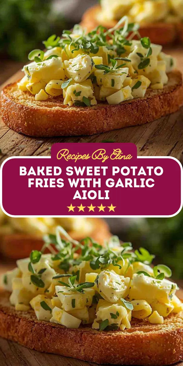 Baked Sweet Potato Fries with Garlic Aioli