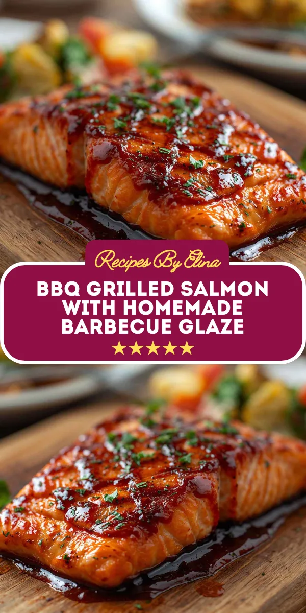 BBQ Grilled Salmon with Homemade Barbecue Glaze