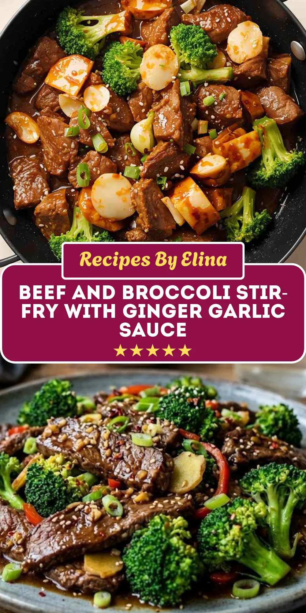 Beef and Broccoli Stir-Fry with Ginger Garlic Sauce
