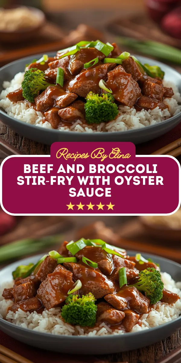 Beef and Broccoli Stir-Fry with Oyster Sauce