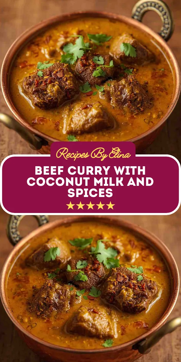 Beef Curry with Coconut Milk and Spices