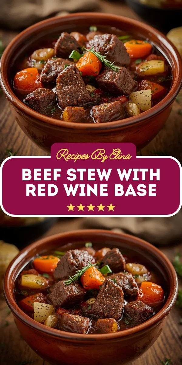 Beef Stew with Red Wine Base