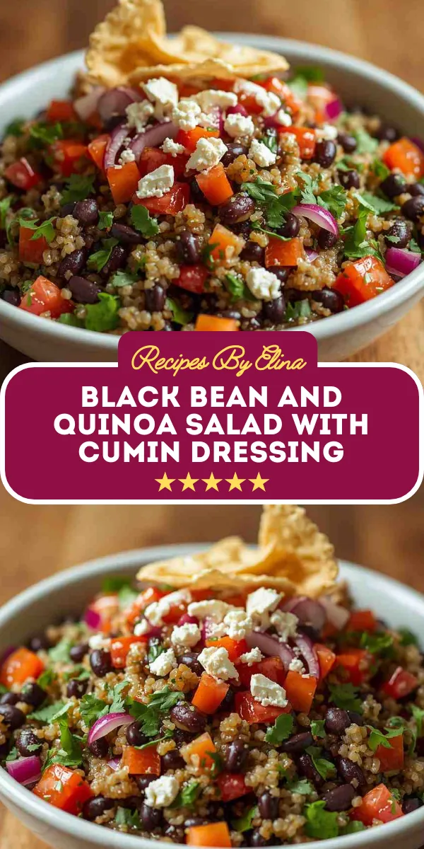 Black Bean and Quinoa Salad with Cumin Dressing