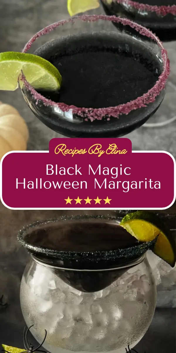 Black Magic Halloween Margarita