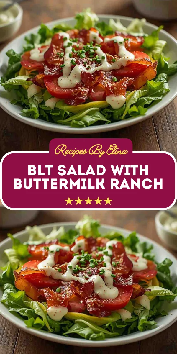 BLT Salad with Buttermilk Ranch