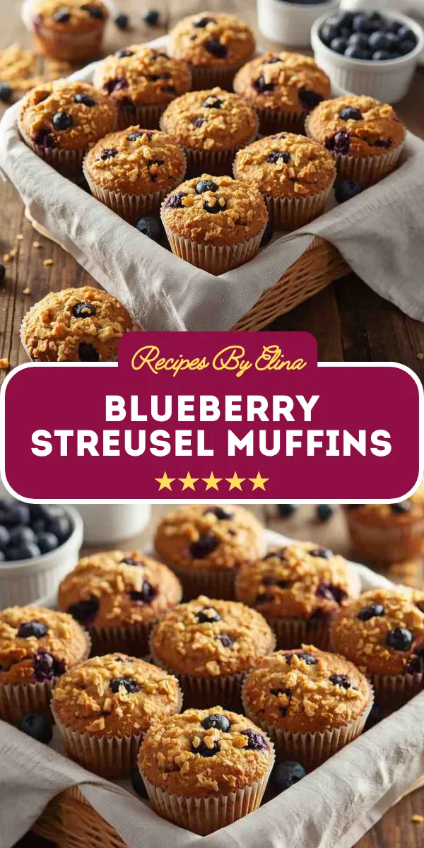 Blueberry Streusel Muffins