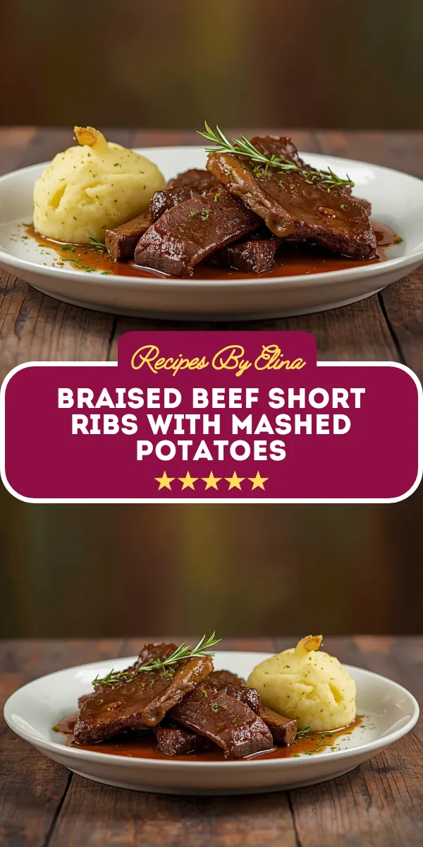 Braised Beef Short Ribs with Mashed Potatoes
