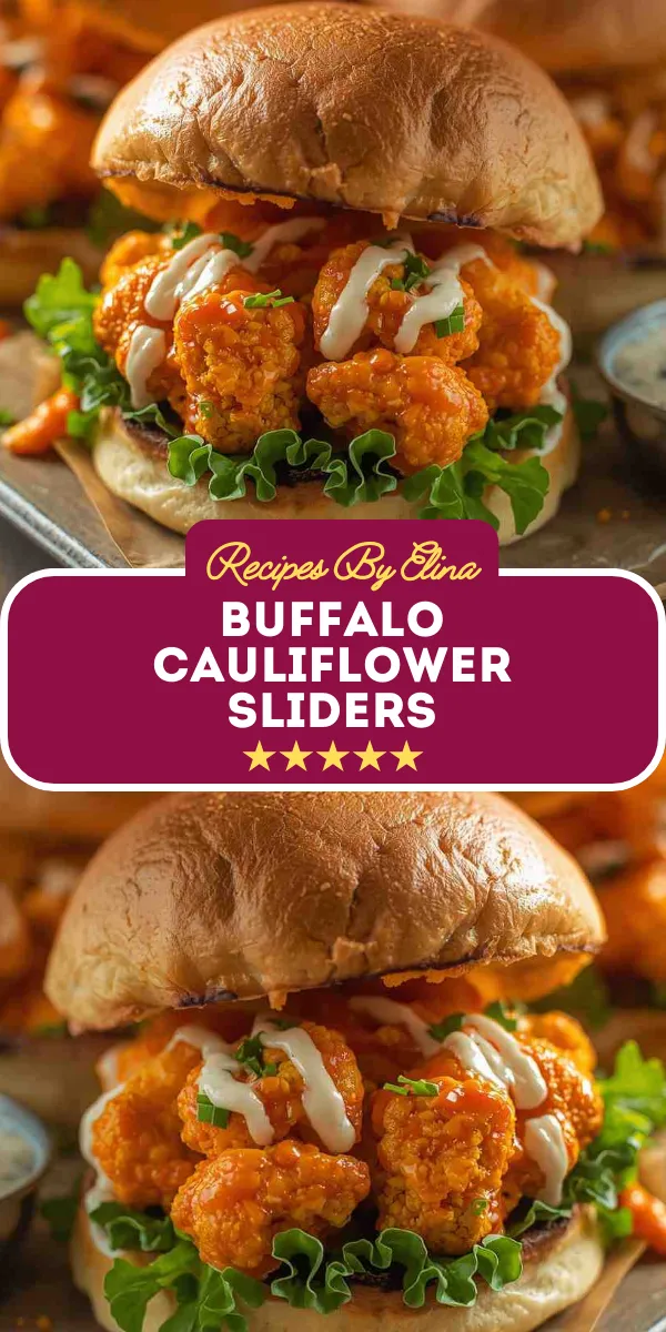 Buffalo Cauliflower Sliders