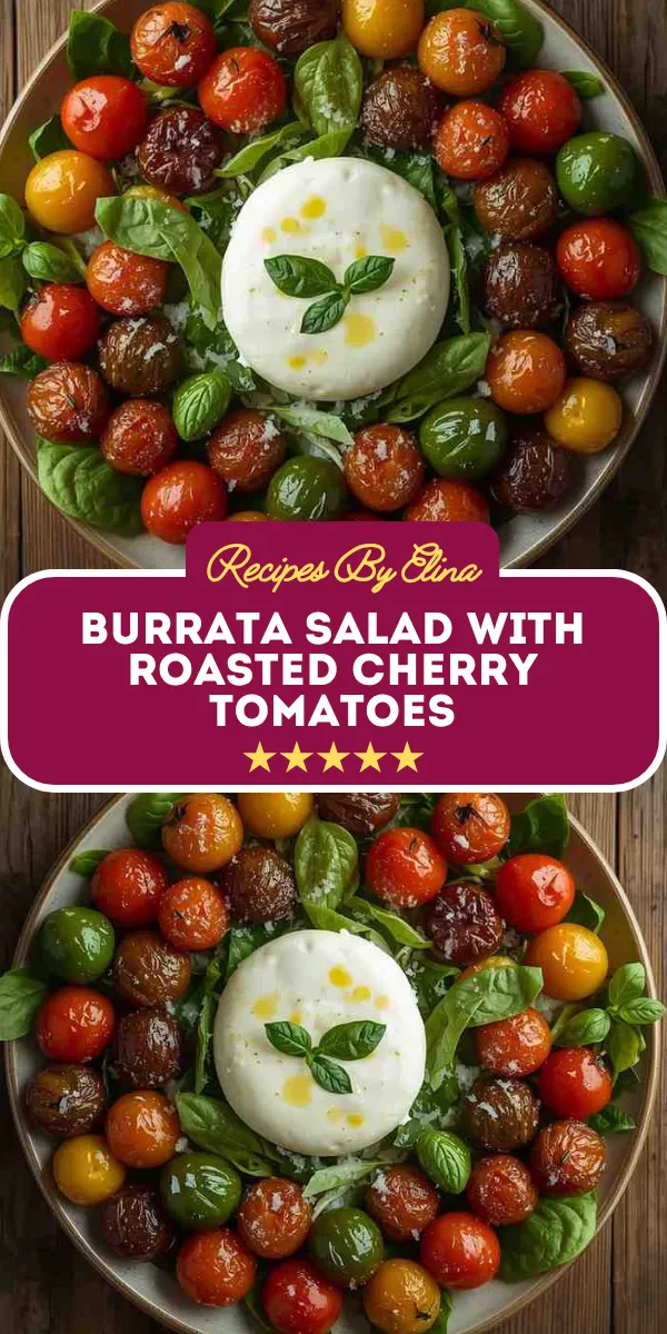 Burrata Salad with Roasted Cherry Tomatoes