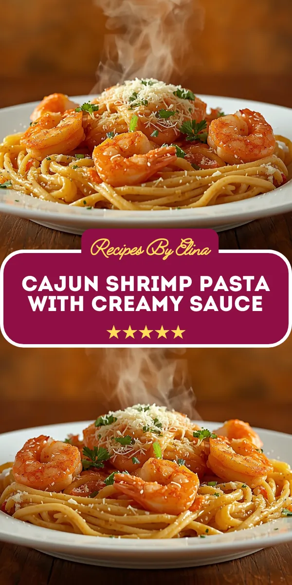 Cajun Shrimp Pasta with Creamy Sauce