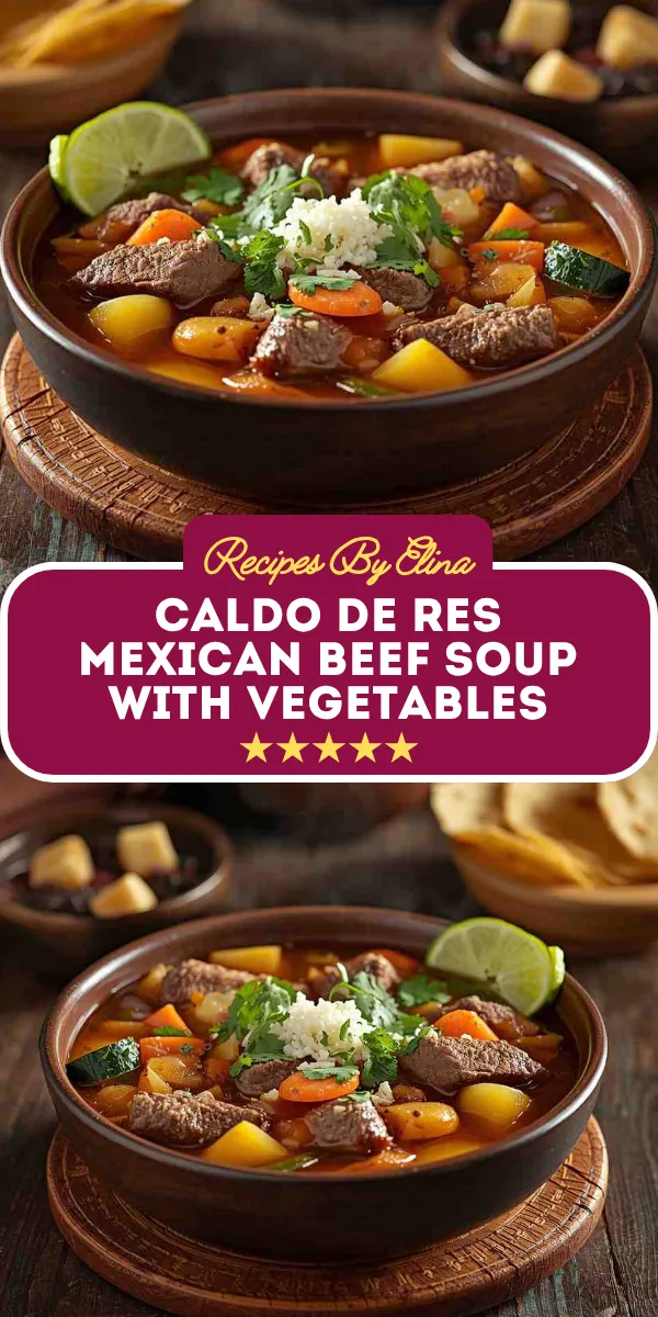 Caldo de Res Mexican Beef Soup with Vegetables